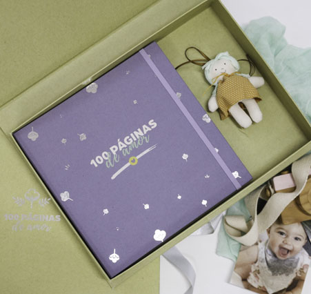100 páginas de amor: um livro do bebê personalizado que é um verdadeiro baú de memórias